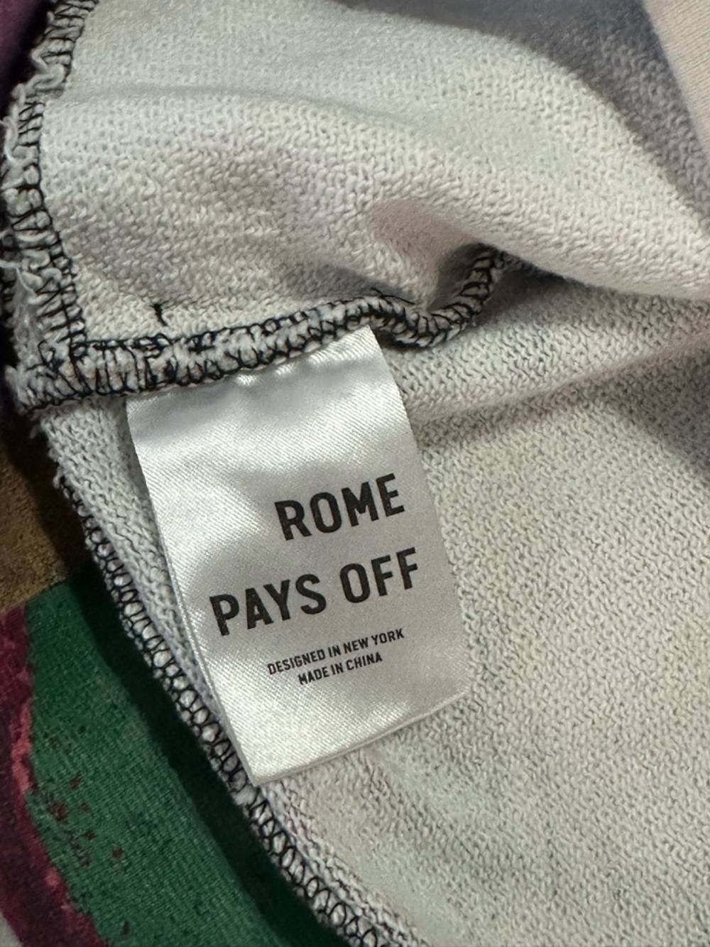 Rome Pays Off Mickalene Thomas Afro Goddess Hoodie Sweatshirt Large - Picture 8 of 9